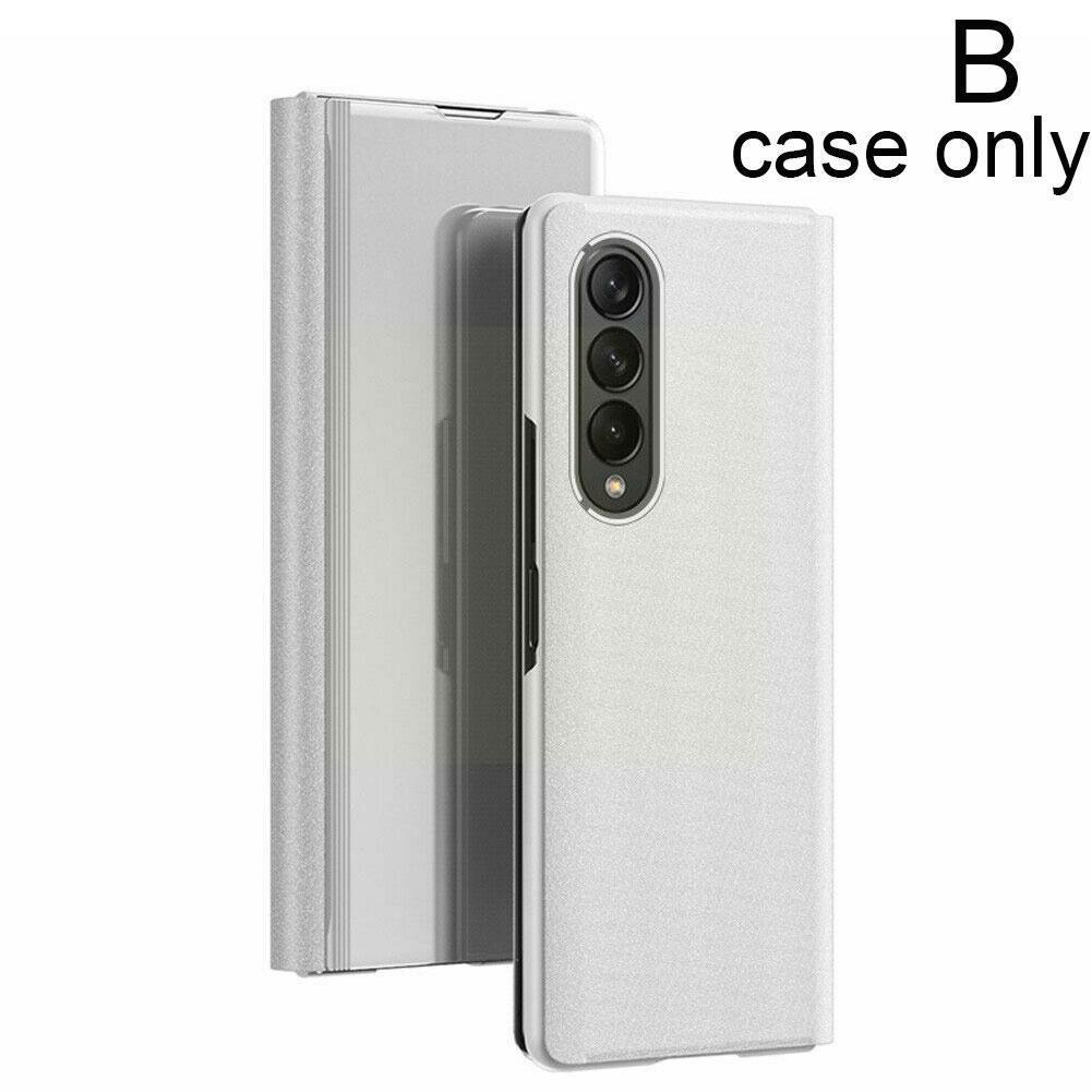 Ốp Bao Da Điện Thoại Tráng Gương Cho Samsung Galaxy Z Fold 3 Z Fold 2 2021