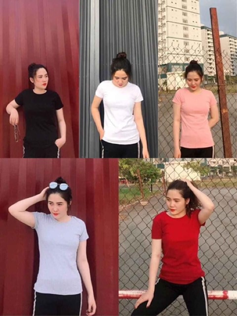 [CLip+Ảnh thật]Áo phông cổ tròn nhiều màu VNXK | BigBuy360 - bigbuy360.vn