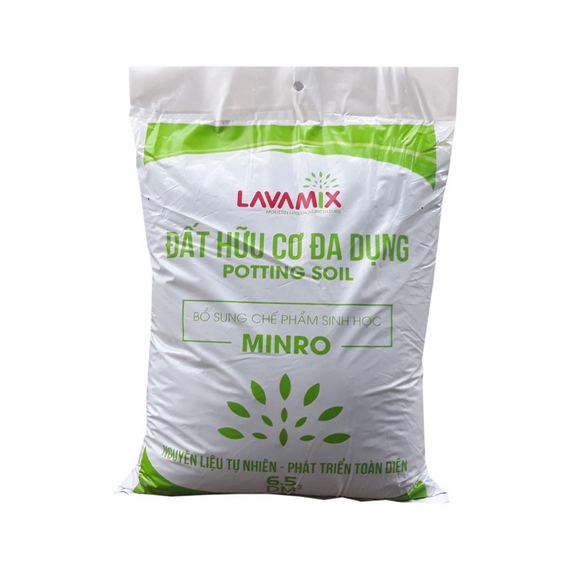 Đất trồng cây, đất hữu cơ đa dụng Lavamix - bao 6.5dm3 2.5-3kg