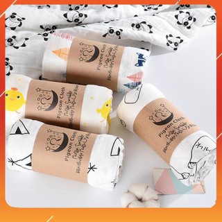MẸ VÀ BÉ -  Khăn Muslin swaddle Sợi tre cho bé