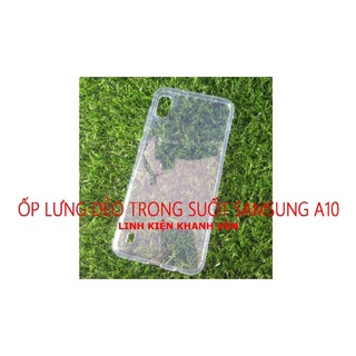 Ốp lưng dẻo trong suốt samsung a10