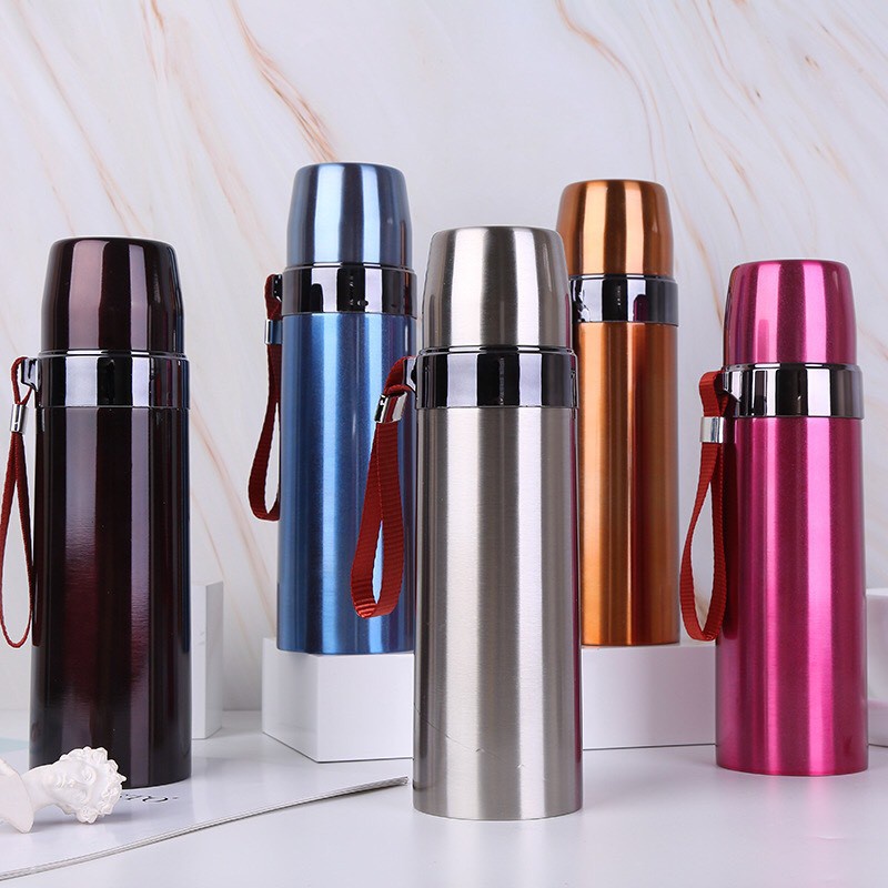 Bình Giữ Nhiệt Cao Cấp Thép Không Gỉ - Bình Nước Giữ Nhiệt Thời Trang Tiện Ích B2