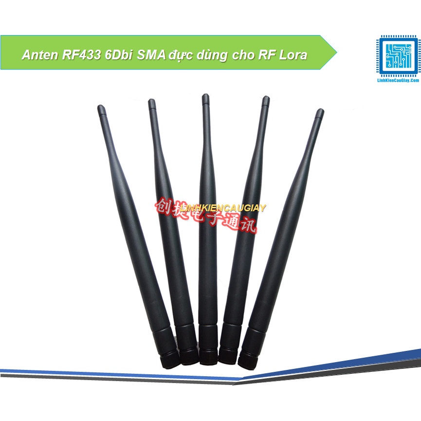Anten RF433 6Dbi SMA đực dùng cho RF Lora
