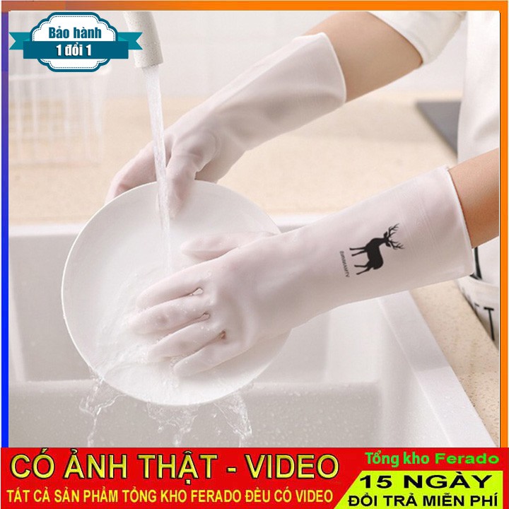 Găng tay rửa bát mẫu mới hình con hưu