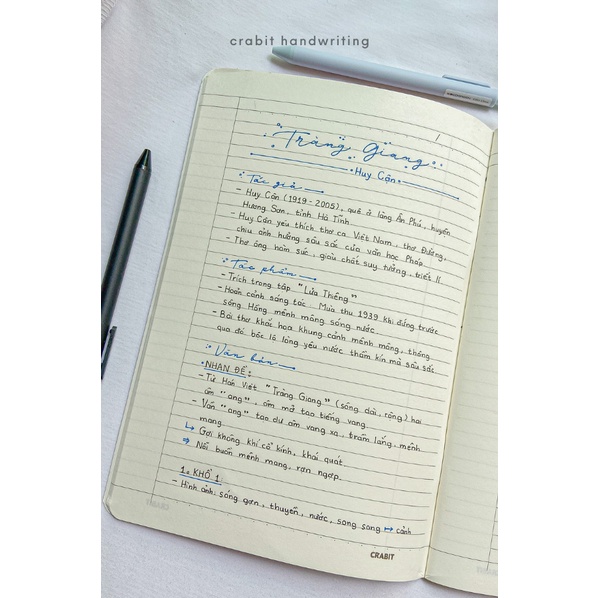 [Mã LIFE0803ALL giảm 10% đơn 0K] Combo Sổ bút luyện chữ viết Handwriting Crabit - tập 5 loại font chữ khác nhau