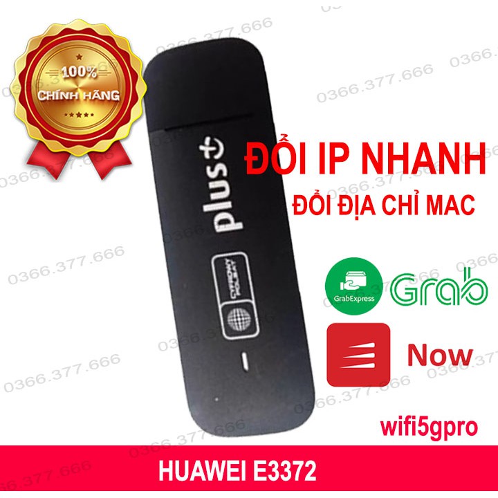 Usb Dcom 4G Huawei E3372 mobile partner Tốc Độ 150Mb - Hỗ Trợ Đổi IP Mạng | WebRaoVat - webraovat.net.vn