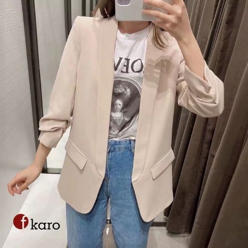 Áo vest nữ thu đông thiết kế hai lớp nhiều màu tay áo cách điệu form dáng chuẩn đường may đẹp Fkaro VS4 - tặng kèm khăn | BigBuy360 - bigbuy360.vn