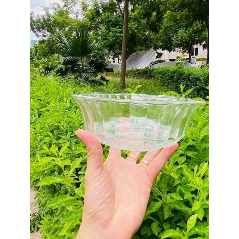 Bộ 2 thố thủy tinh cao cấp có nắp Ensure
