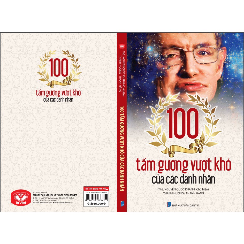 Sách - 100 Tấm Gương Vượt Khó Của Các Danh Nhân