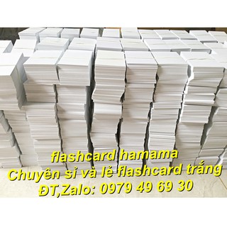 GIÁ SỈ 500 Flashcard SIÊU DÀY đục lỗ và không đục