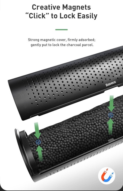 Bộ lọc không khí than hoạt tính trên ô tô - Hãng Baseus -BH 3 THÁNG