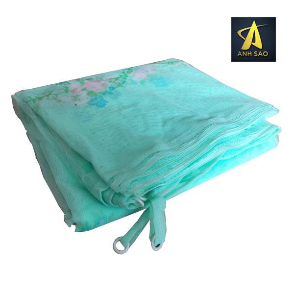 Mùng Ngủ Không Cửa Cao Cấp Ánh Sao - 1m6x2m/1m8x2m - Màu xanh dương/ Xanh lá