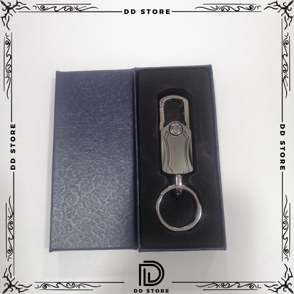 Móc Khóa Con Quay 360 Độ Có Thể dùng Làm Đồ Khui Bia, Cắt Băng Keo DMK 100 - Hàng Chính Hãng