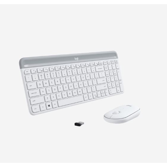 Bộ bàn phím và chuột không dây Logitech MK470 (Màu trắng)