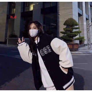 Áo gió BOMBER tay trắng OSE HĐ11