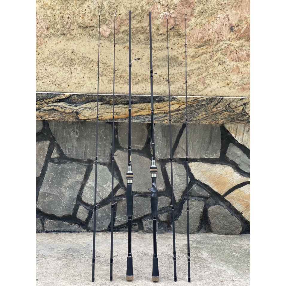 Cần câu lure Hunting Black máy ngang / máy đứng  siêu bạo lực