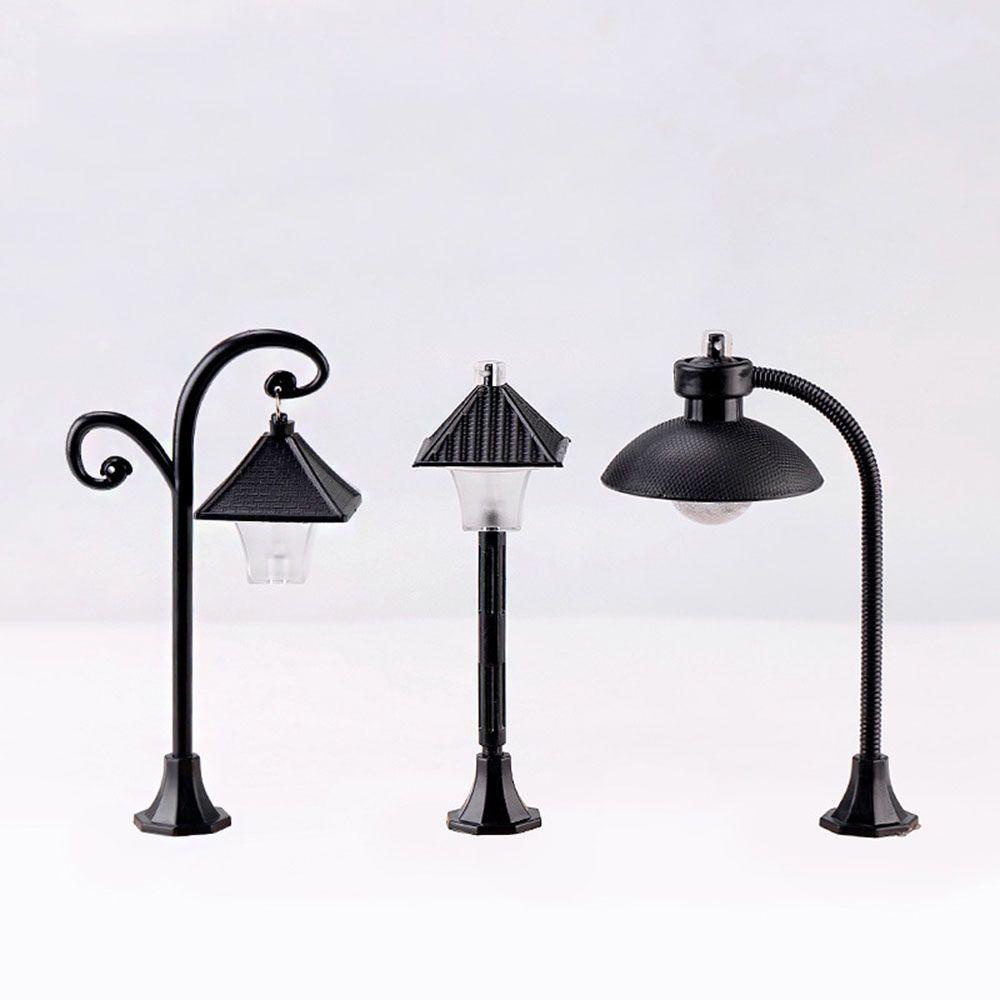 BORAG Mô Hình Đèn Đường Mini Phong Cách Vintage Dùng Trang Trí Tiểu Cảnh