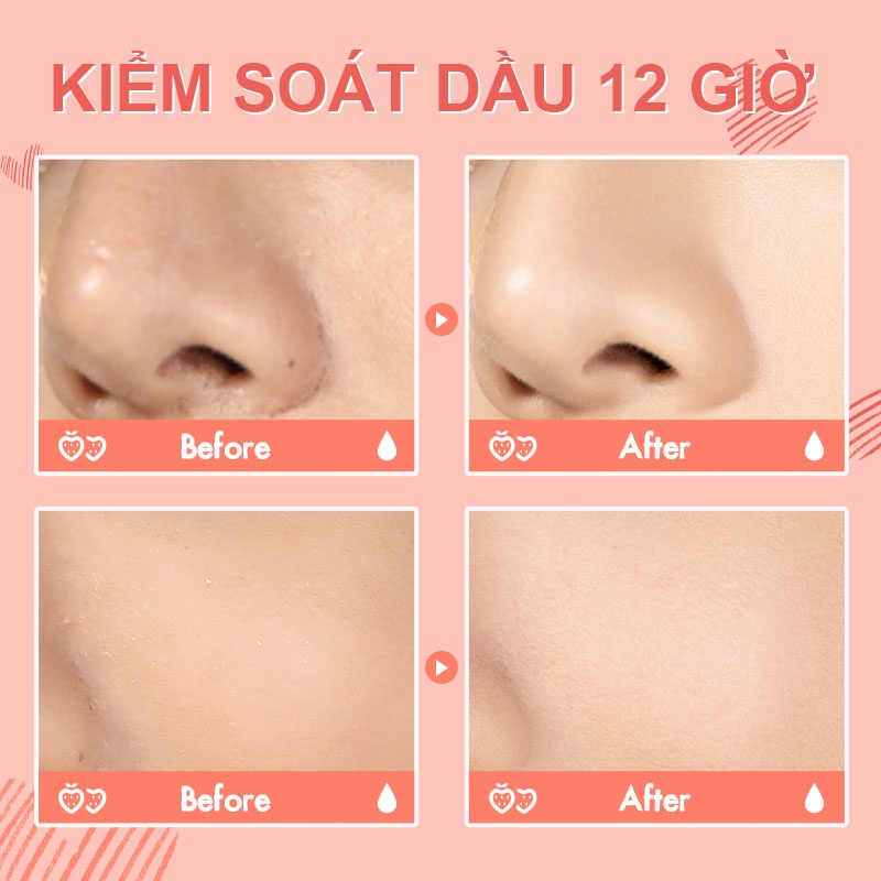 [Hàng mới về] Phấn phủ LEMOOCkiểm soát dầu cho da mặt