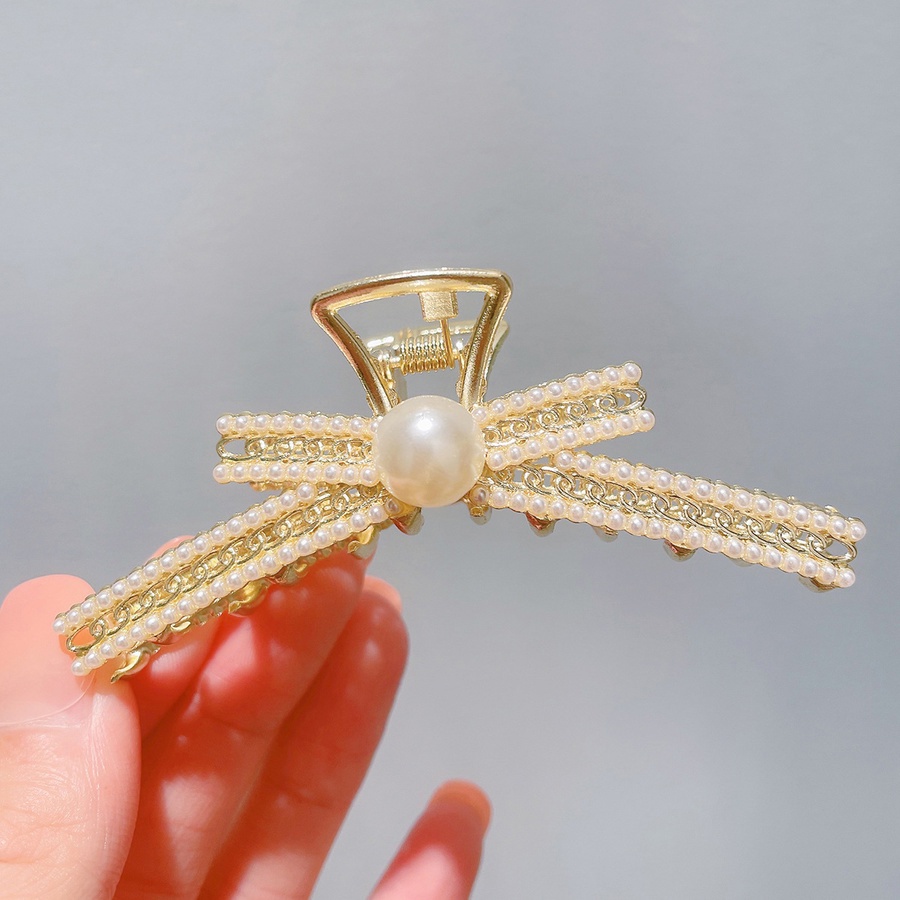 Kẹp Tóc Đính Đá Và Ngọc Trai Thời Trang Mới Cho Nữ