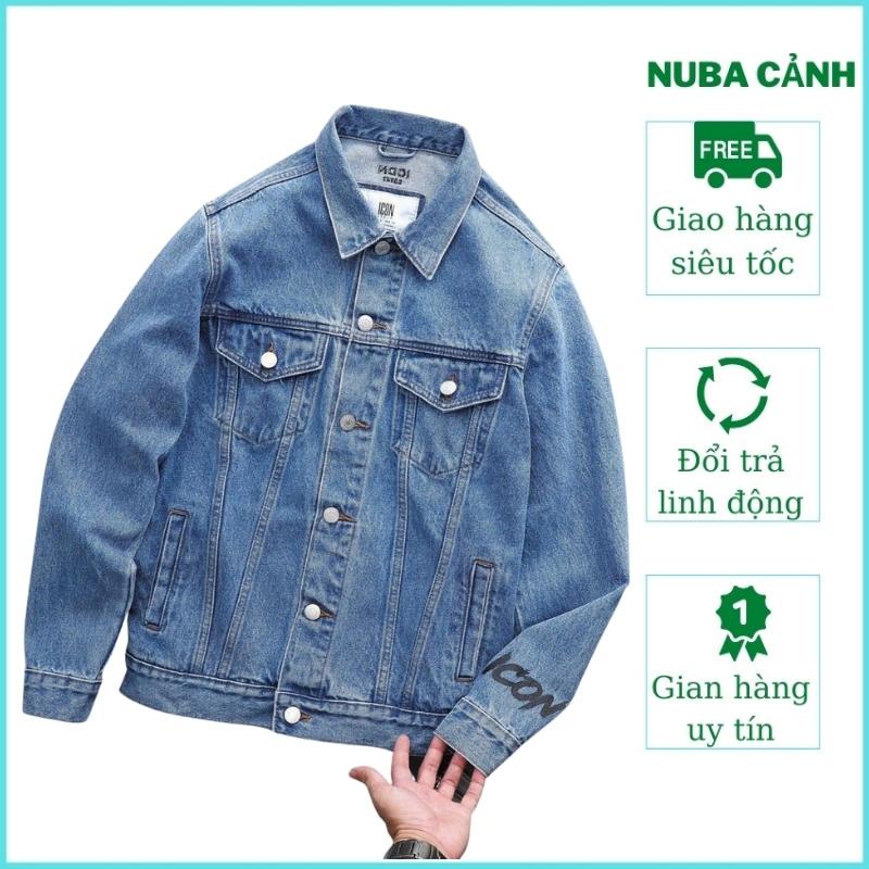 Áo khoác jean nam thời trang, áo khoác bò TAKA 02