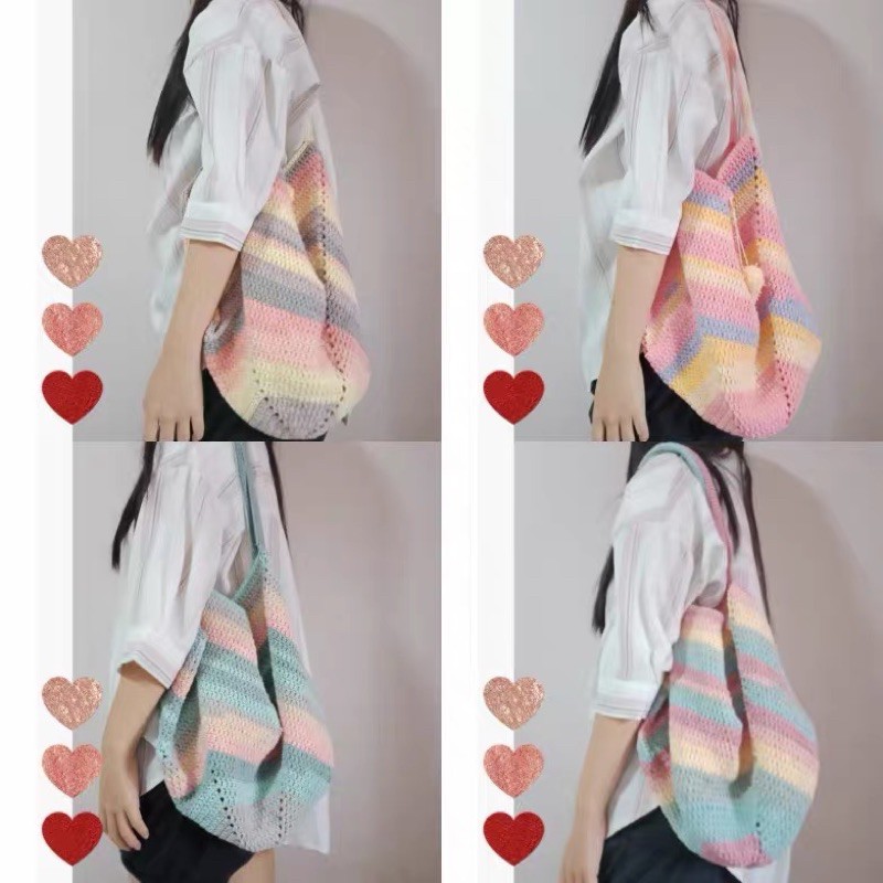 Len Cầu Vồng Rainbow Mềm Mịn 100gr