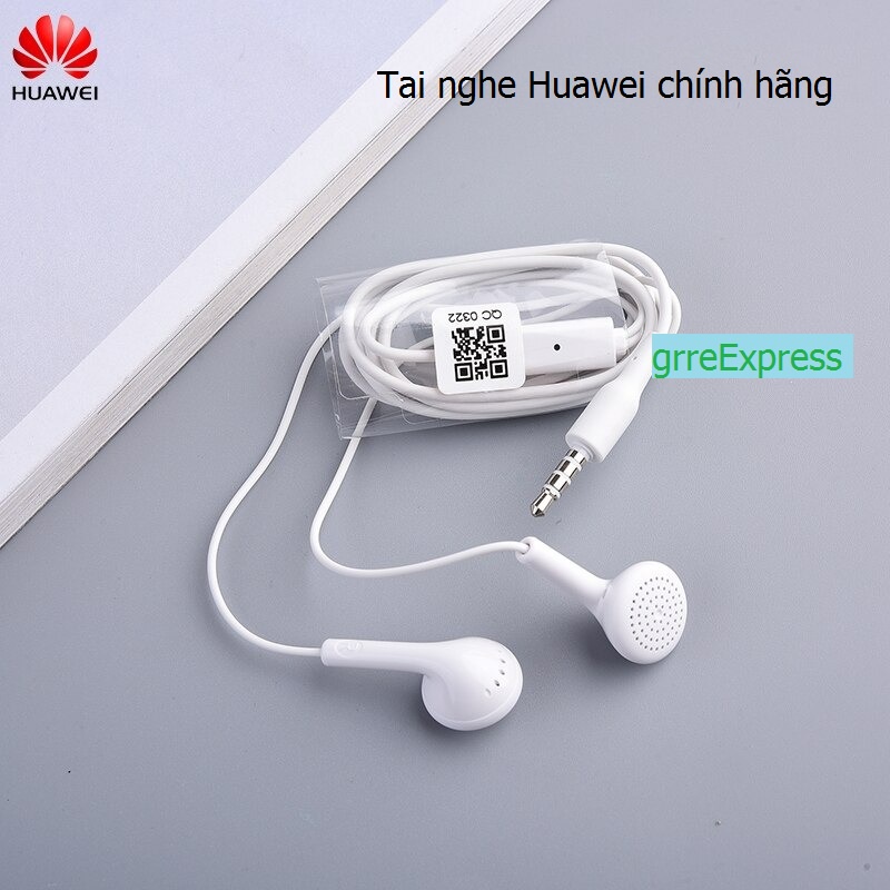 Tai nghe nhét tai Huawei 3.5mm có micro dành cho P8 P9 P10 lite Y6 Y7 Y9 honor 9