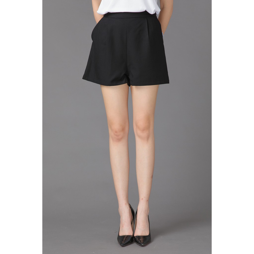 20 Again - Quần short vải chun cạp sau