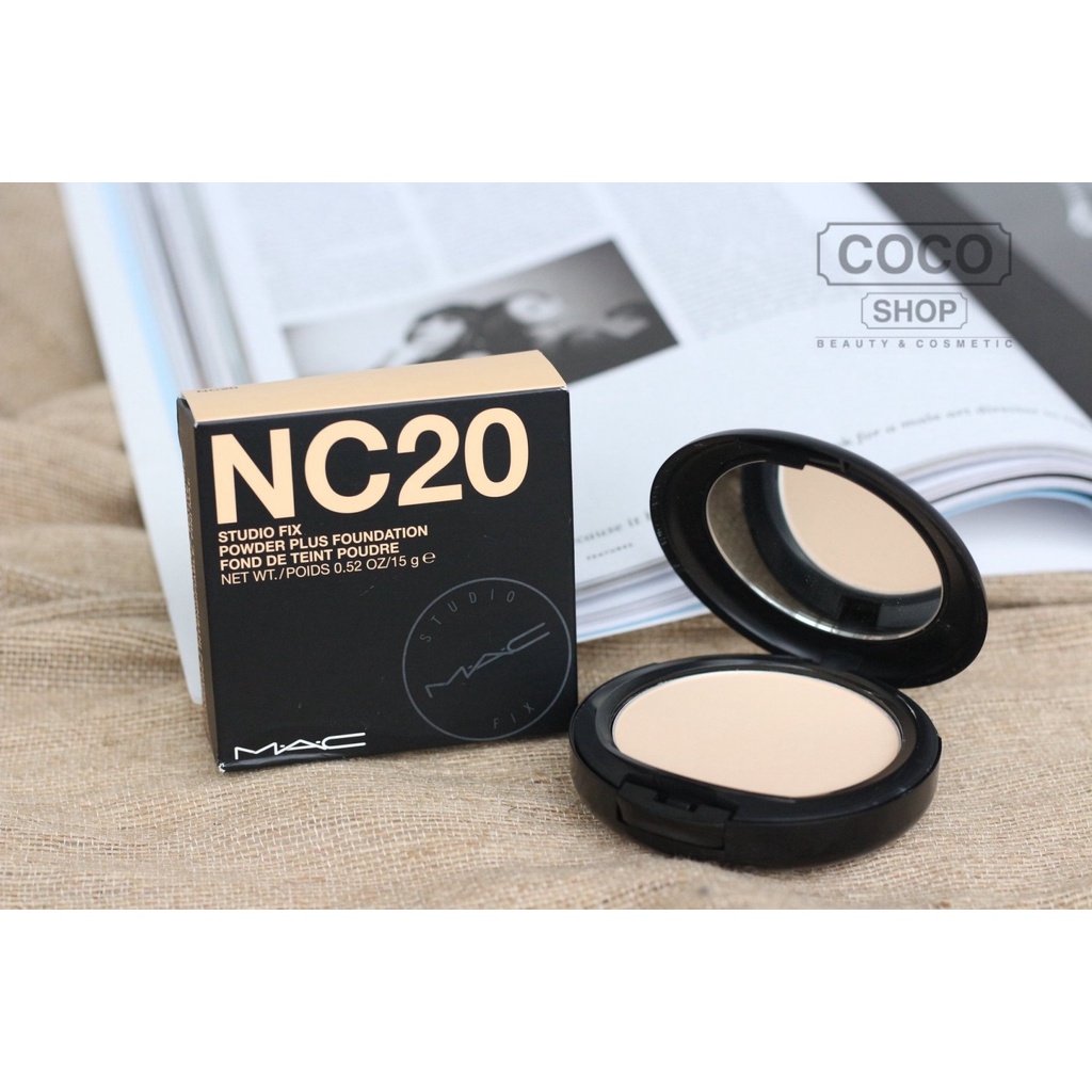Phấn phủ MAC _ phấn nền Mac Studio Fix Powder Plus Foundation NC10, NC15, NC20