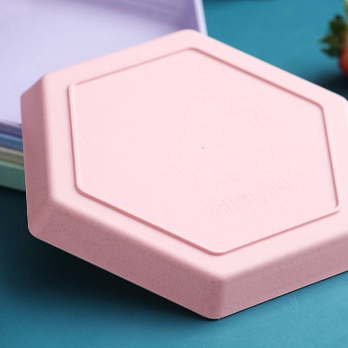 Đĩa Ăn Hình Dáng Lục Giác Độc Đáo | BigBuy360 - bigbuy360.vn