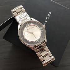 [Chính Hãng - Free ship - Không ưng hoàn tiền] Đồng hồ nữ Marc JaCobs MBM3412 kim loại  size 36mm (Trắng), BESTPRICE