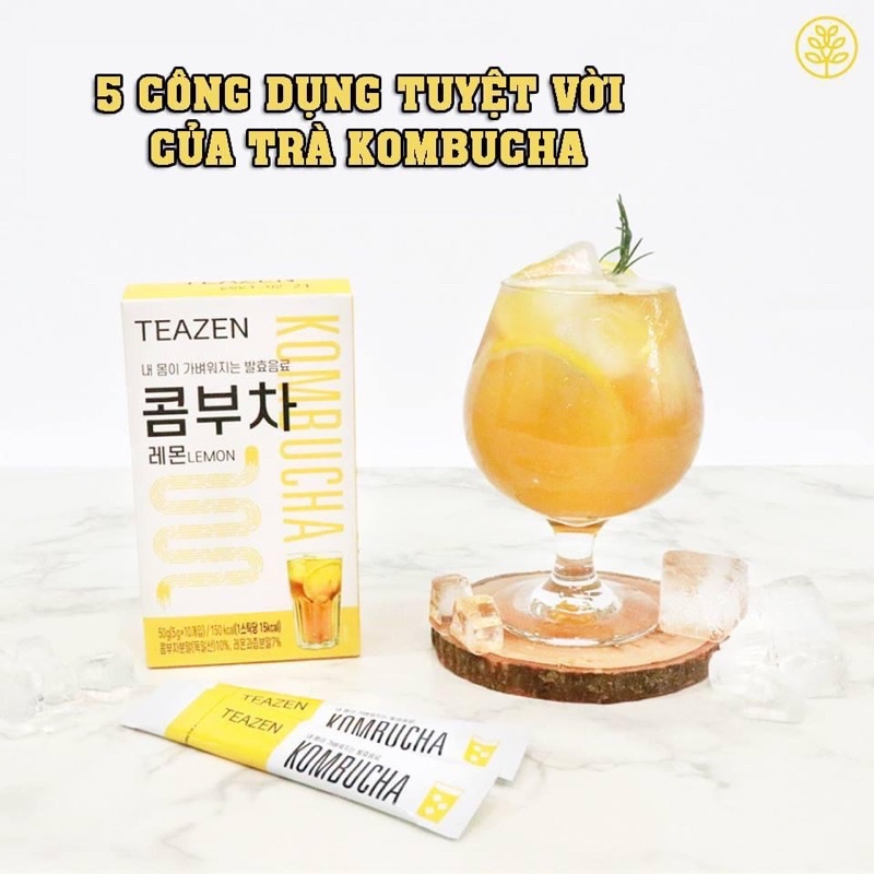 [Không box] Trà Kombucha Teazen 10 gói