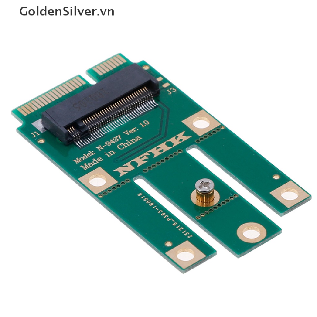 Mô-đun Không Dây A + E key A key M.2 NGFF Sang MINI PCIE Cho Thẻ Không Dây