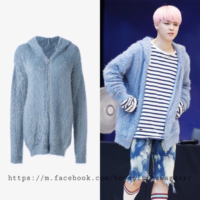 [BTS] Cardigan lông mềm Spring day Jimin