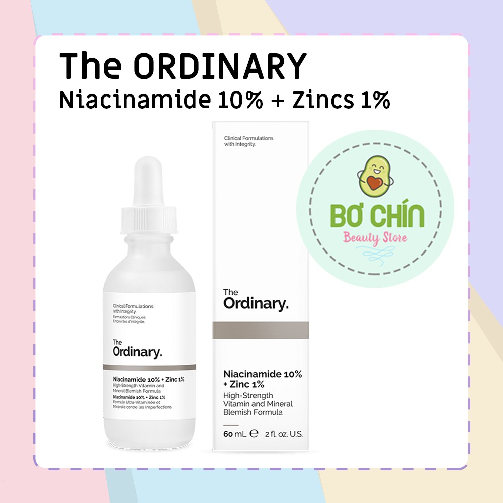 Tinh chất The Ordinary Niacinamide 10% + Zinc 1%