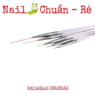 Cây cọ nét opi. cọ vẽ nét mảnh o.p.i cán nhựa trong