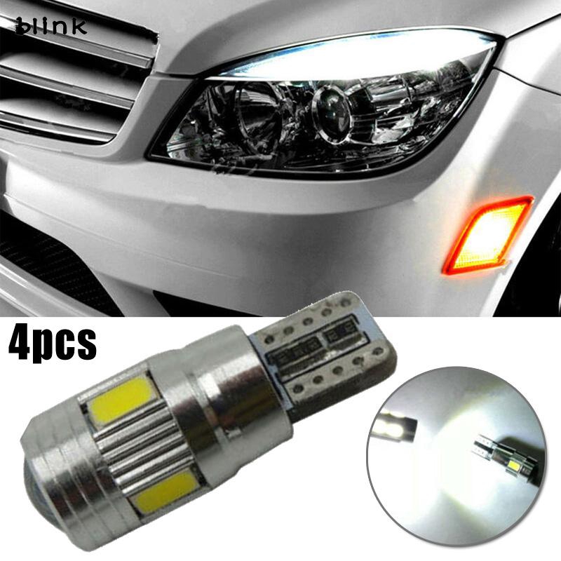 Set 4 đèn xe hơi LED 10 bóng ánh sáng trắng 6000k cho Mercedes-Benz W204