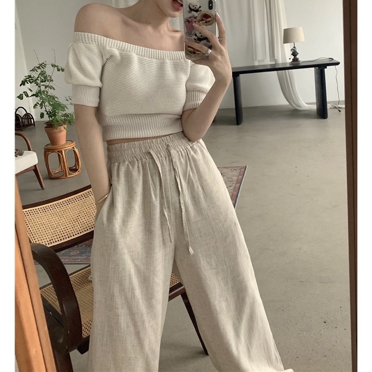 Áo trễ vai bo chun Fancy