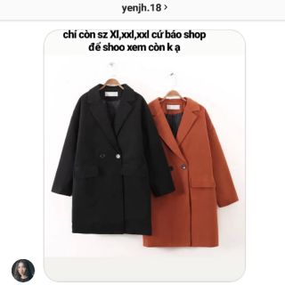 Áo dạ đen xxl, quần đen sz M