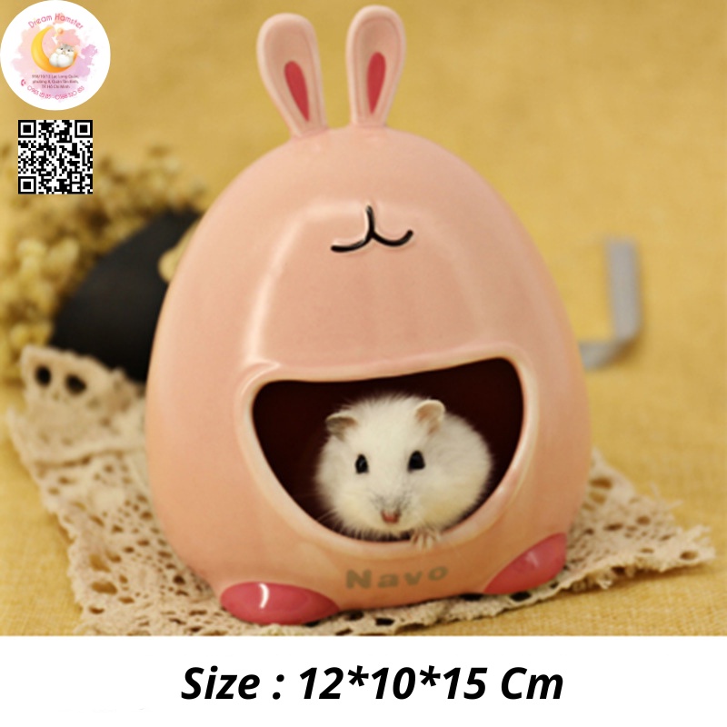 Nhà sứ hình thú cute cho Hamster