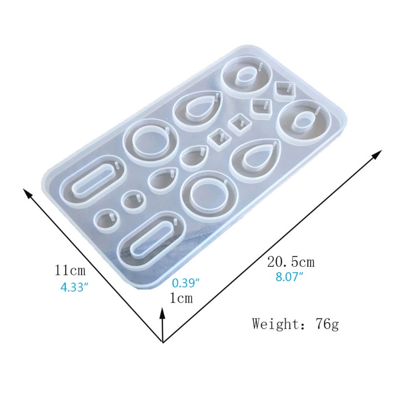 Khuôn silicone làm bông tai DIY