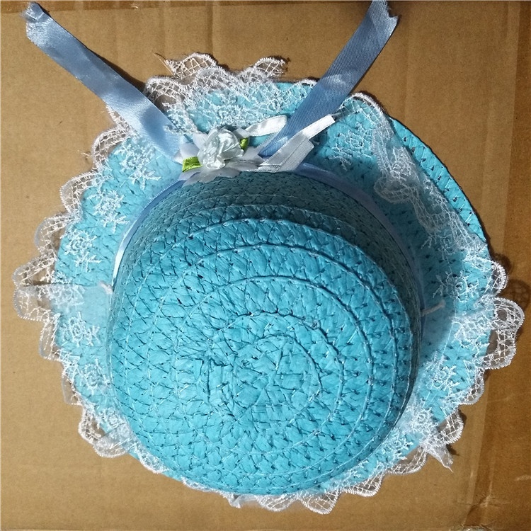 Nón Cối Phối Ren Chống Nắng Thời Trang Mùa Hè Cho Bé Gái