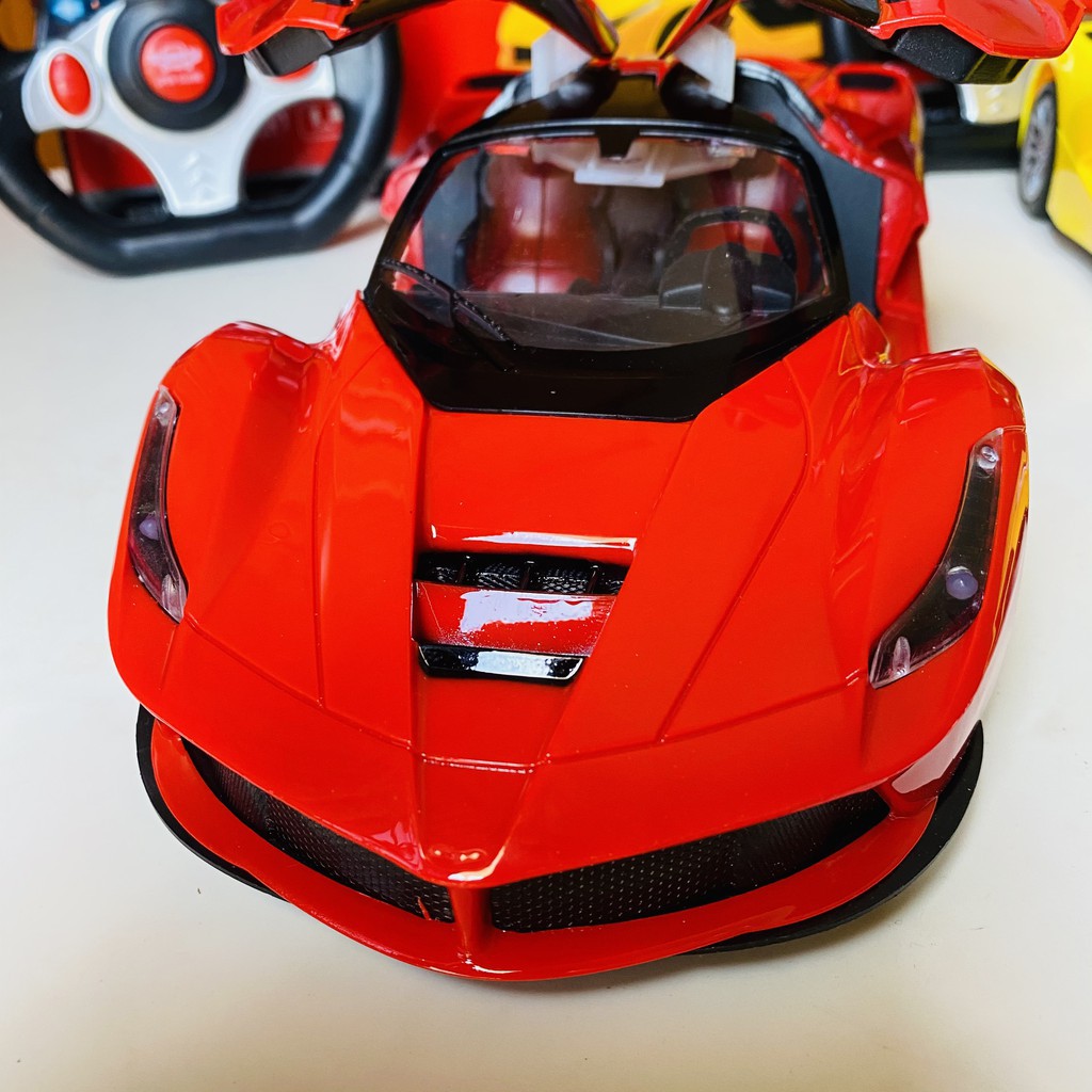 Ô tô điều khiển từ xa đóng mở cửa tự động siêu xe Ferrari 1:14