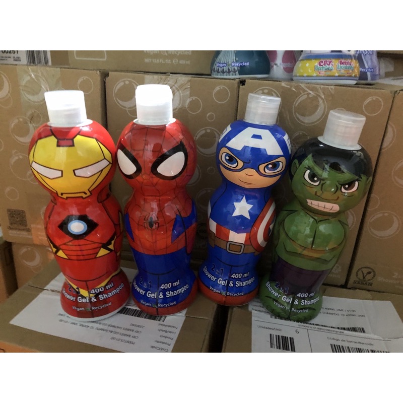 Sữa tắm hoạt hình cho bé AIL VAL Tây Ban Nha 400ml