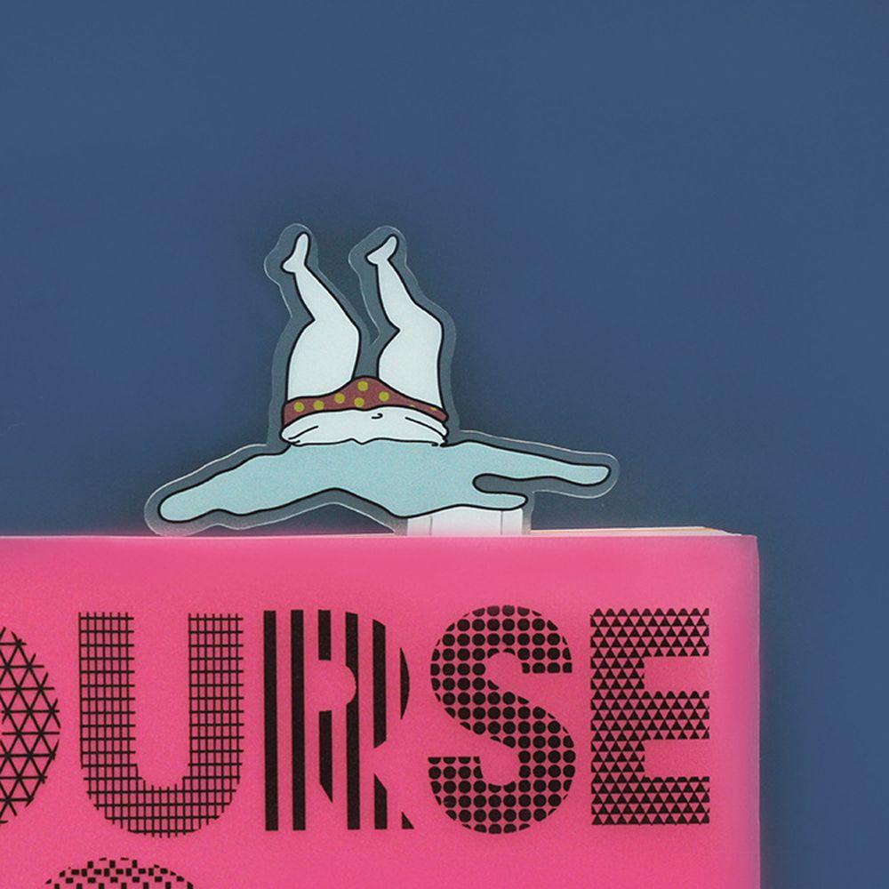 Thẻ Đánh Dấu Trang Sách Hình Chú Vịt Hoạt Hình Mini Đáng Yêu