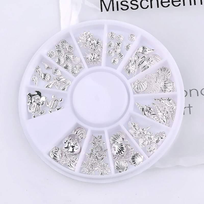 Set phụ kiện sò , ốc , sao biển - phụ kiện nail