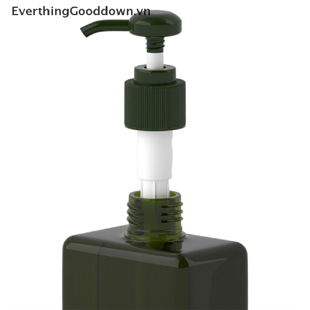 Everthinggooddown Chai Nhựa Rỗng Trong Suốt Đựng Dầu Gội Đầu