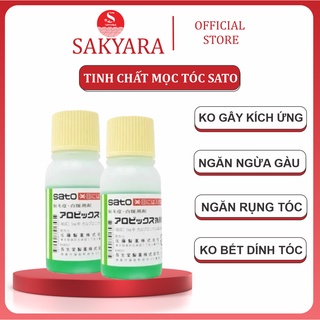 Tinh chất kích thích mọc tóc thảo dược Sato Nhật Bản 30ml kích thích mọc tóc nhanh giảm rụng tóc