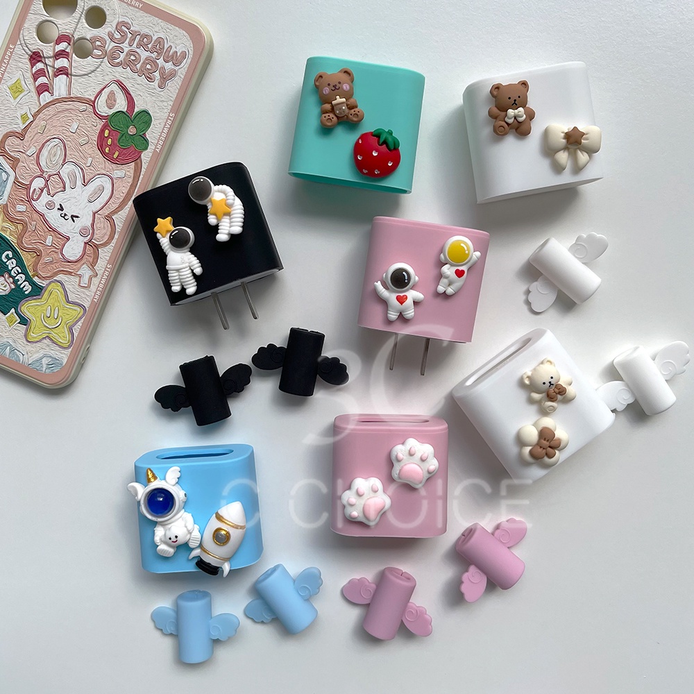 Soft Silicone Charger Cover for iPhone 18W 20W