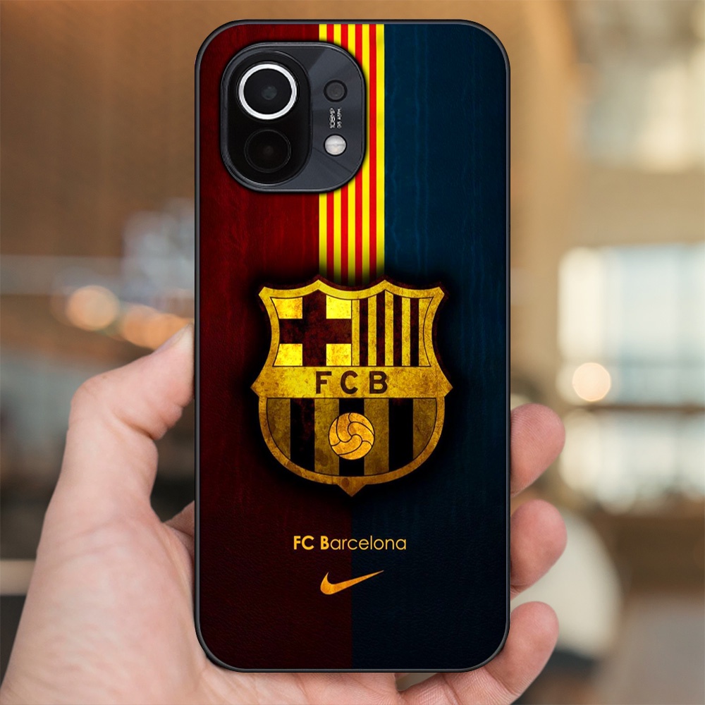 Ốp lưng Xiaomi Mi 11 viền đen in hình Barcelona Barca