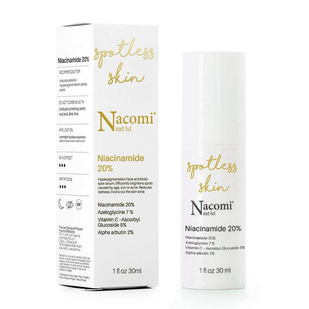 Serum Nacomi Niacinamide 15% 20% Giảm Mụn Sáng Da